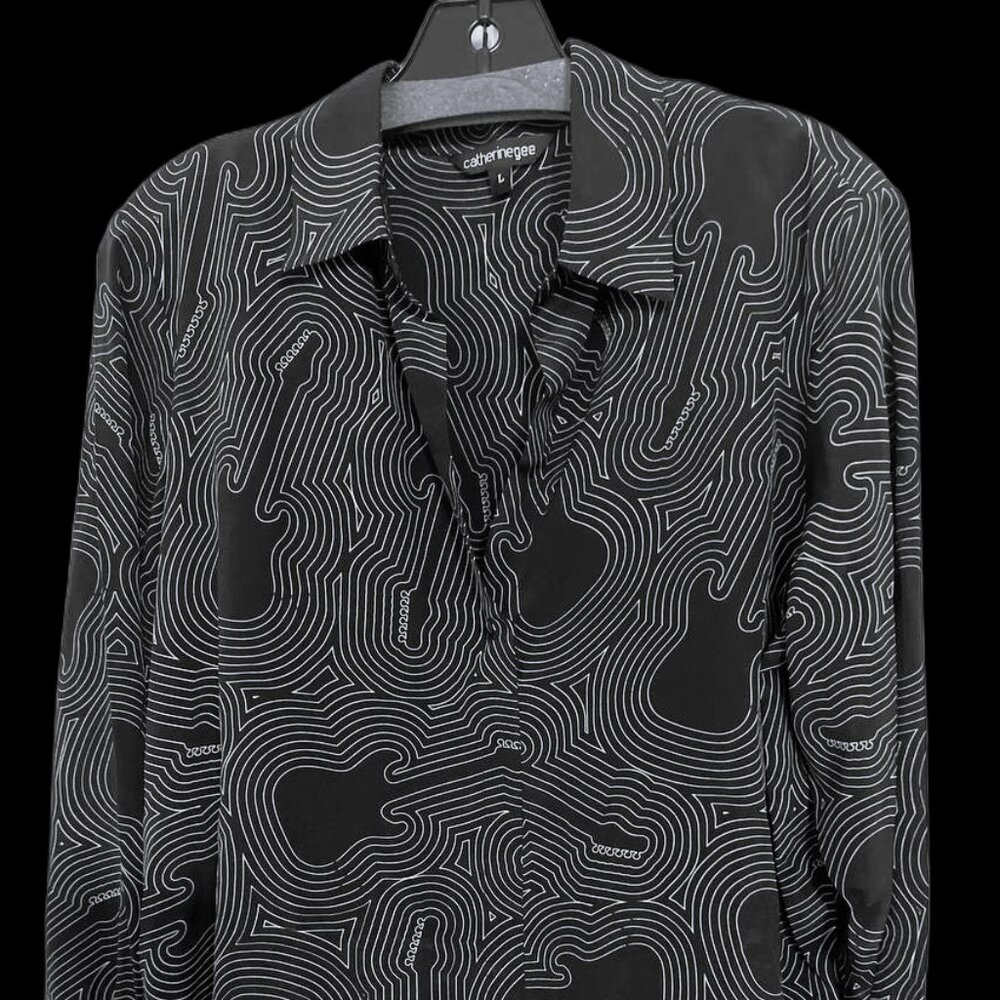 Silk Guitar blouse